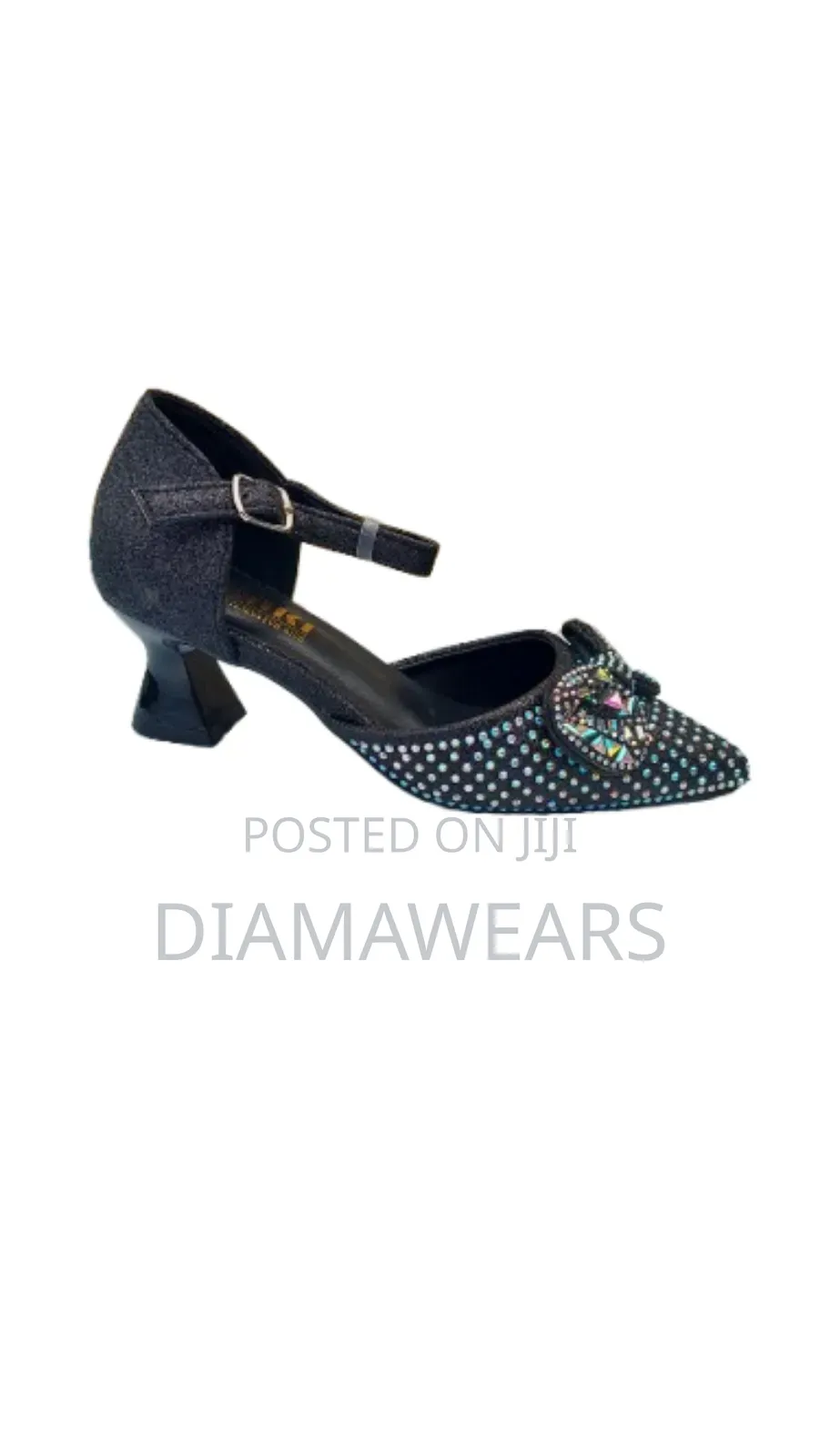 Black Stone Kiddies Special Event Birthday Low Heel Shoe
