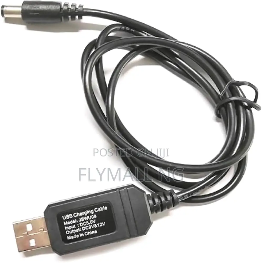 Usb Cable Dc 5v Boost to 9v 12v Voltage Converter Module Adapter Plug