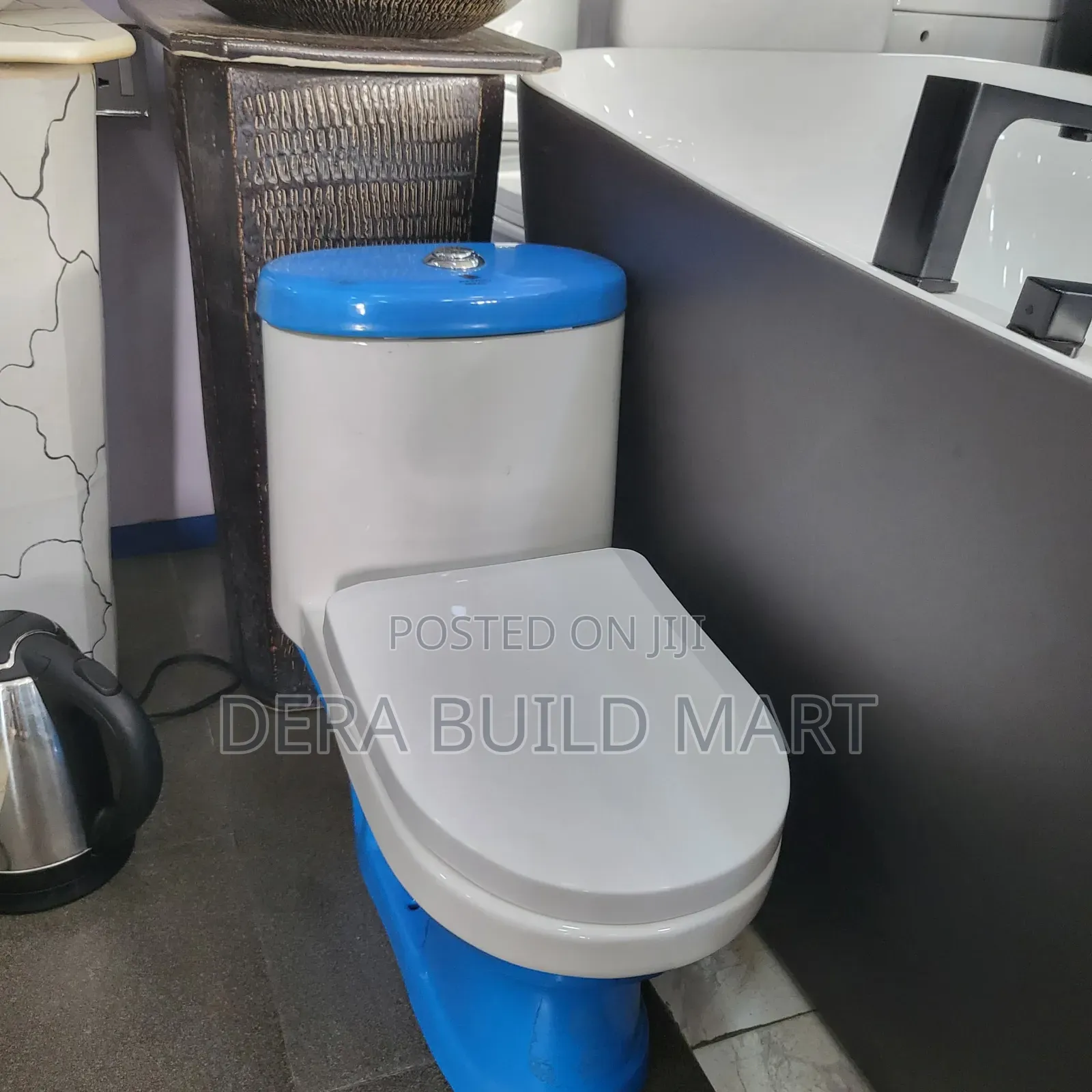 Kids Modern Blue White Executive Toilet