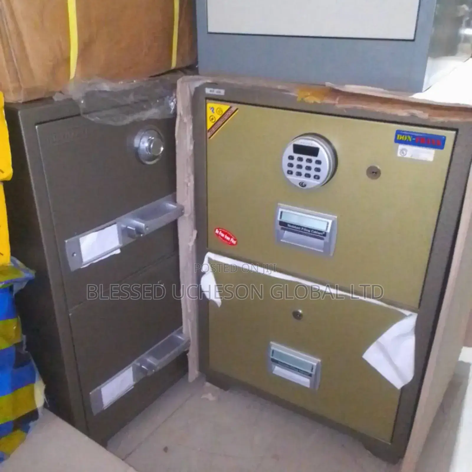 2 Drawer Fireproof Safe. Made With High Density Steel