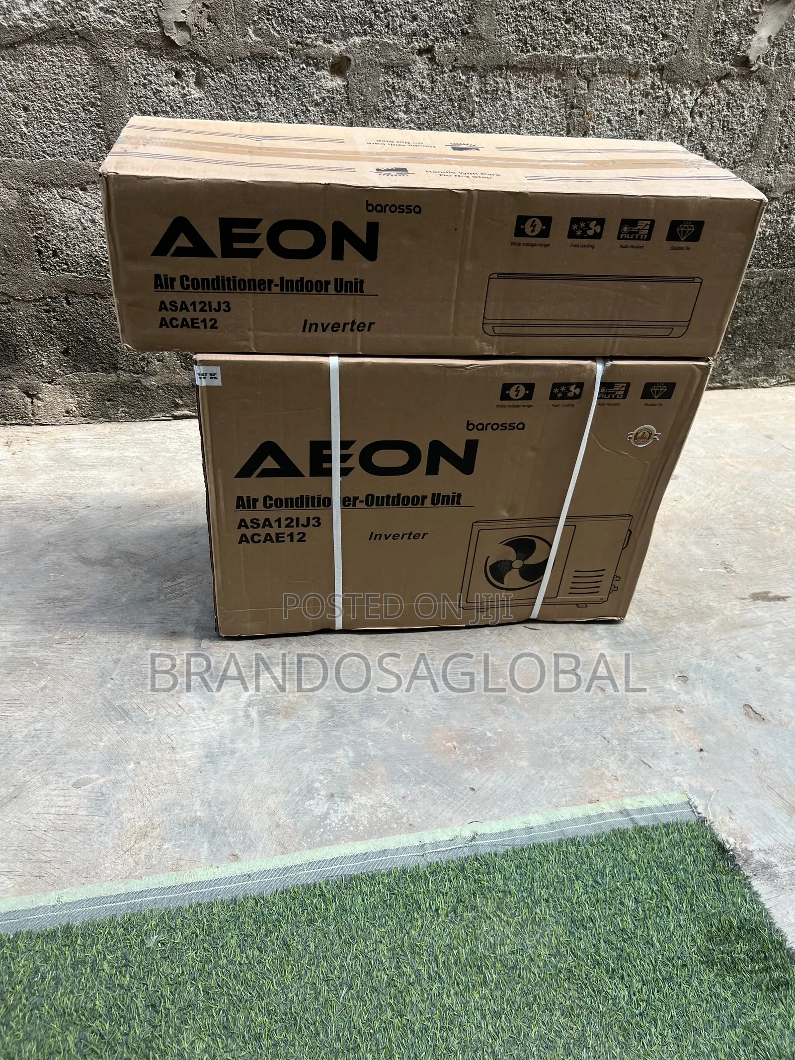 Aeon 1.5hp Heavy Duty Split Inverter Ac [Asa 12ij3]