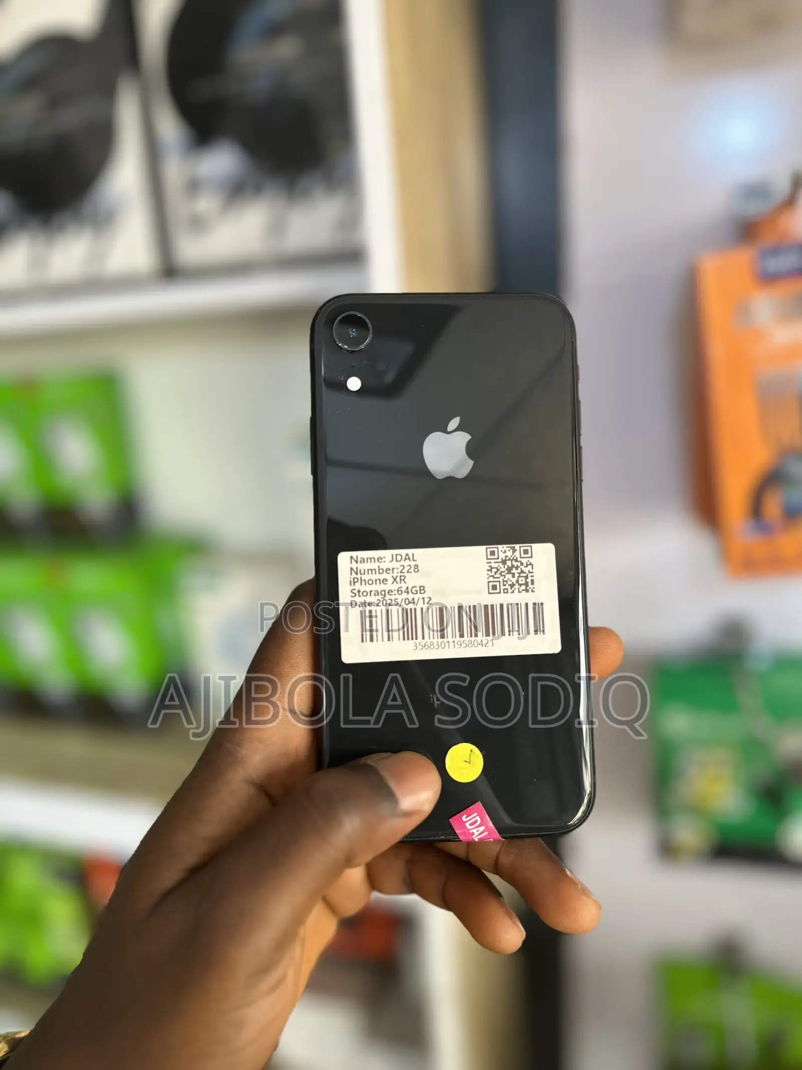 Apple iPhone XR 64 GB Black