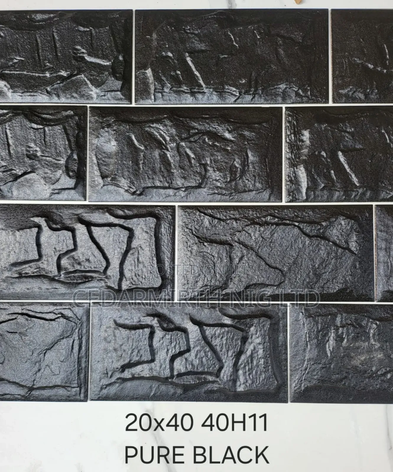 Black Wall Tile ( Pure Black ) 02,26
