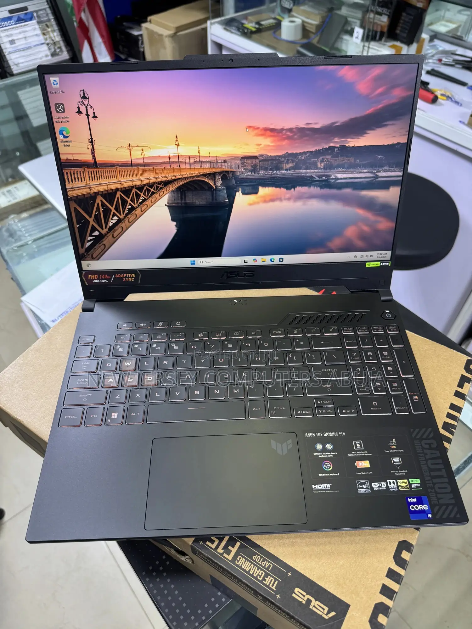 New Laptop Asus TUF Dash F15 32GB Intel Core i9 SSD 1T