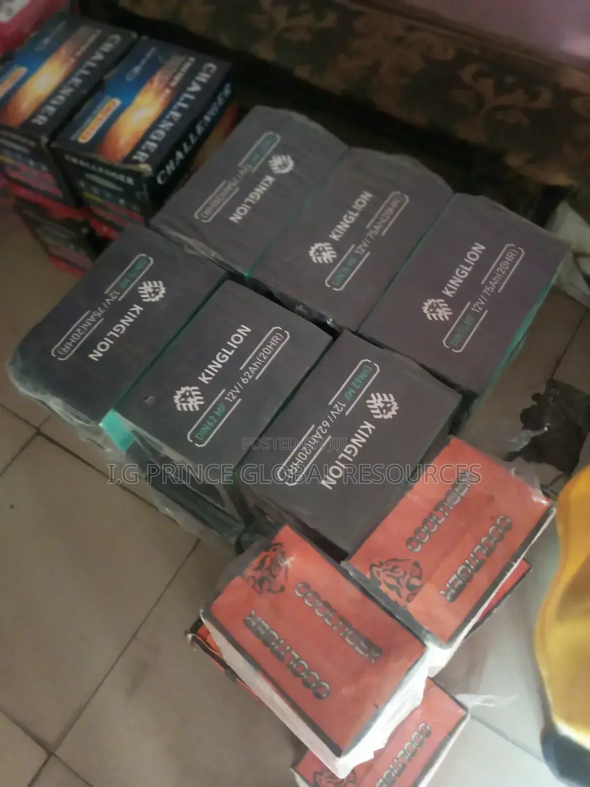 Sell All Types of Motor Batteries 12v 75ah Korean