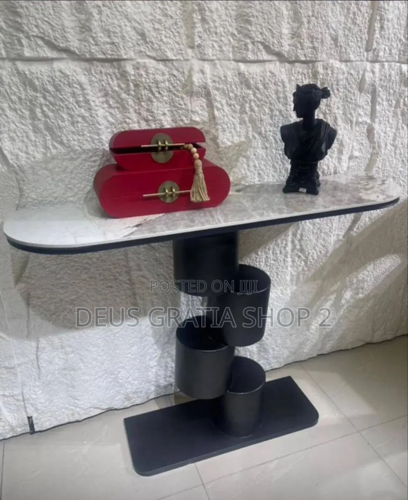 Marble Console Table for Attic