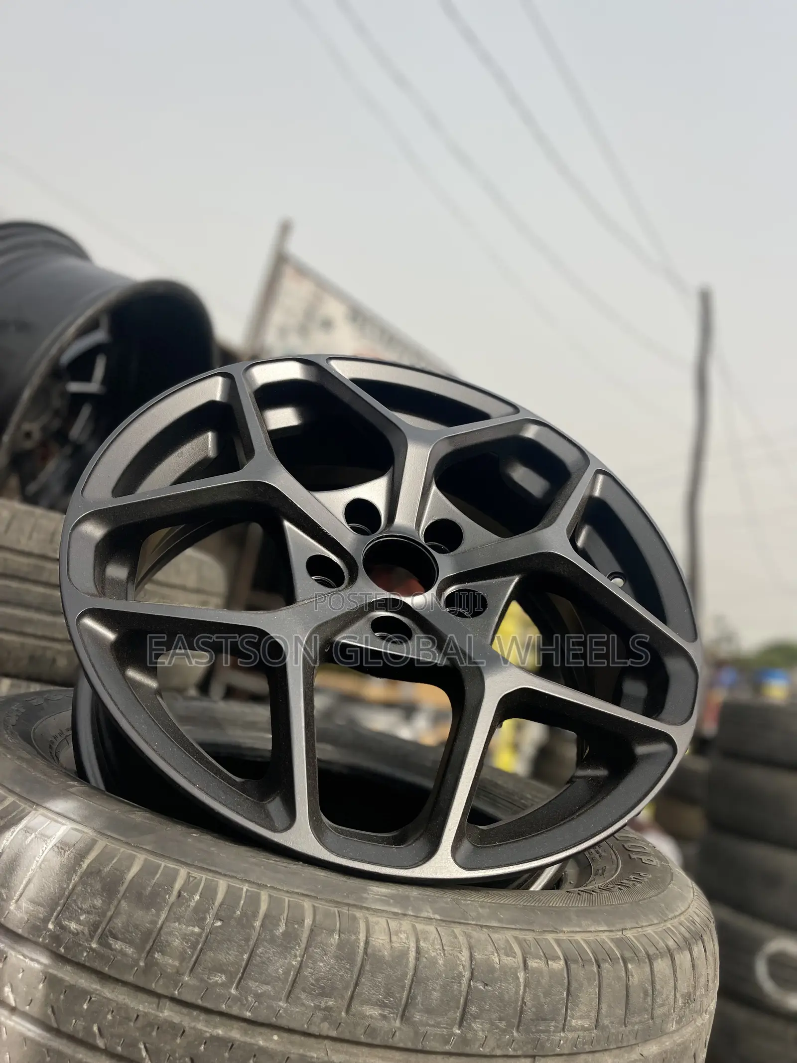 17” Inch Alloy Rim Matt Black For Lexus Toyota & Mercedes Cars
