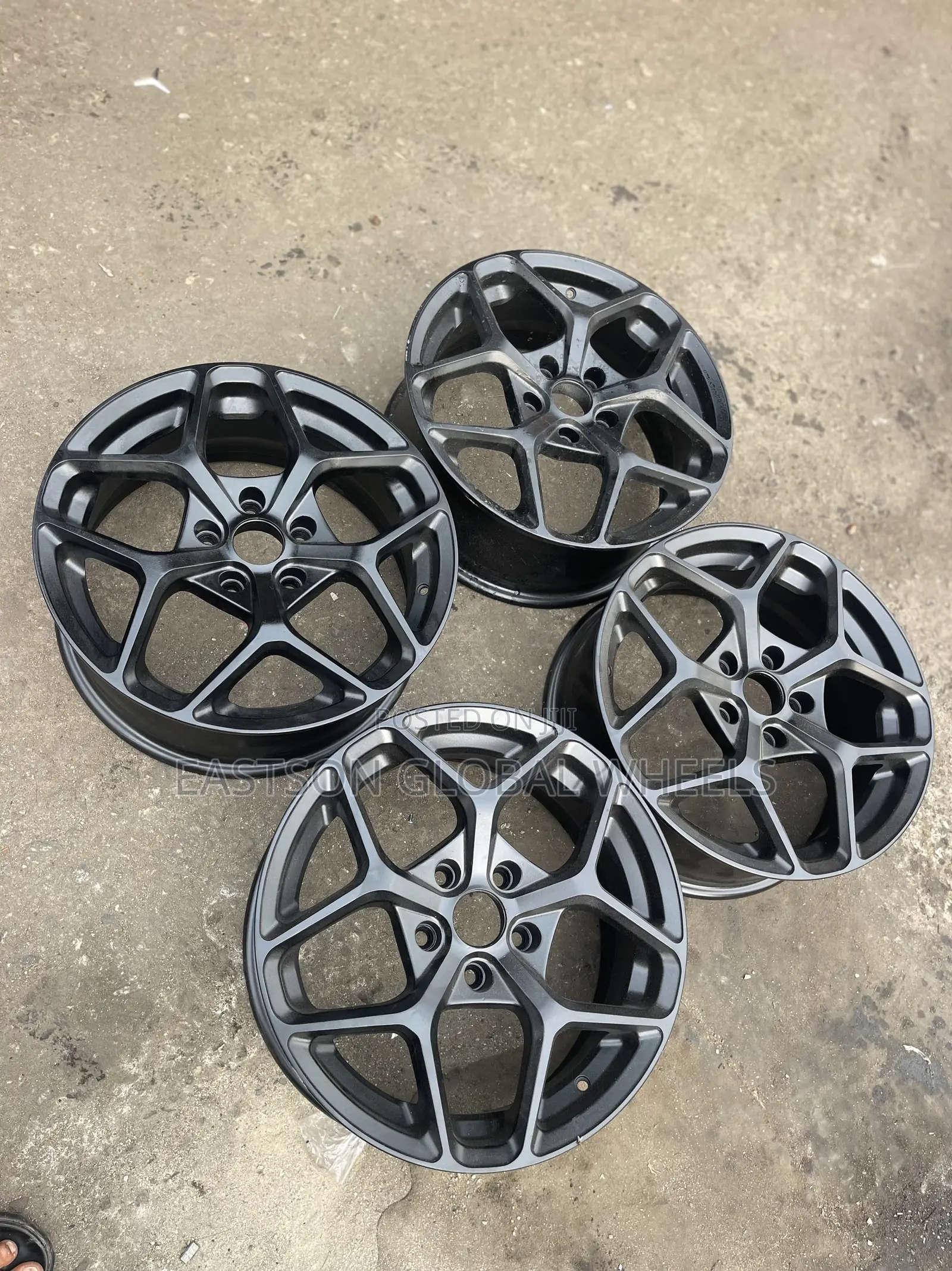 17” Inch Alloy Rim Matt Black For Lexus Toyota & Mercedes Cars
