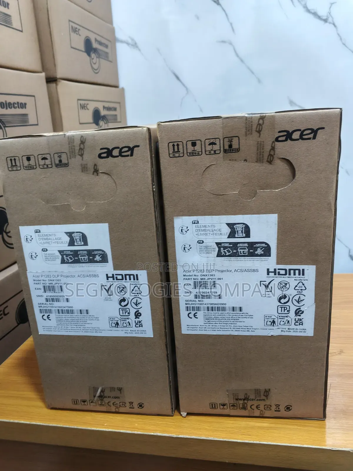 Acer P1283 3000 Lumens Xga 3d Ready Dlp Projector