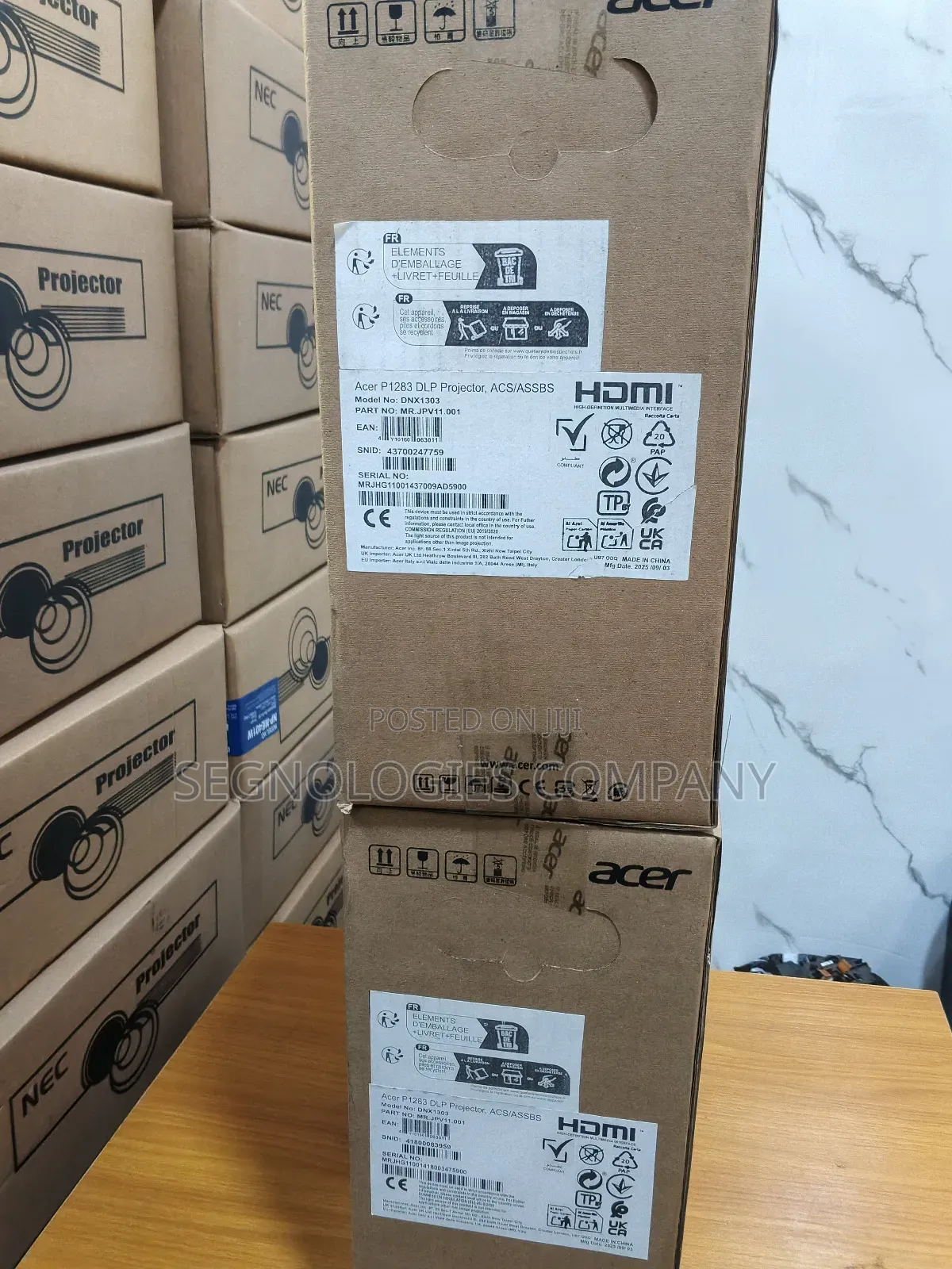 Acer P1283 3000 Lumens Xga 3d Ready Dlp Projector