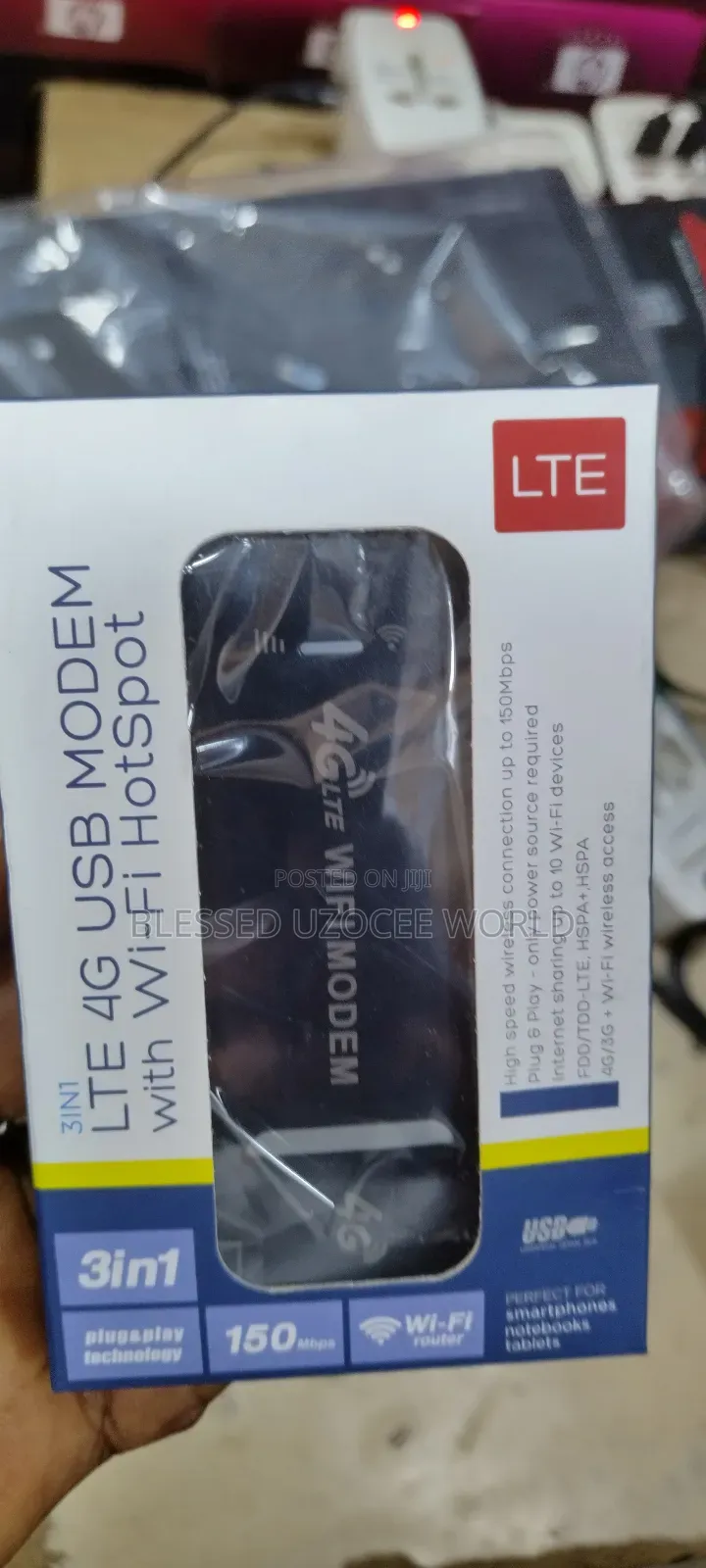 3in1 4glte Usb Modem With Wifi Hotspot 150mbps Connect 10devices Once