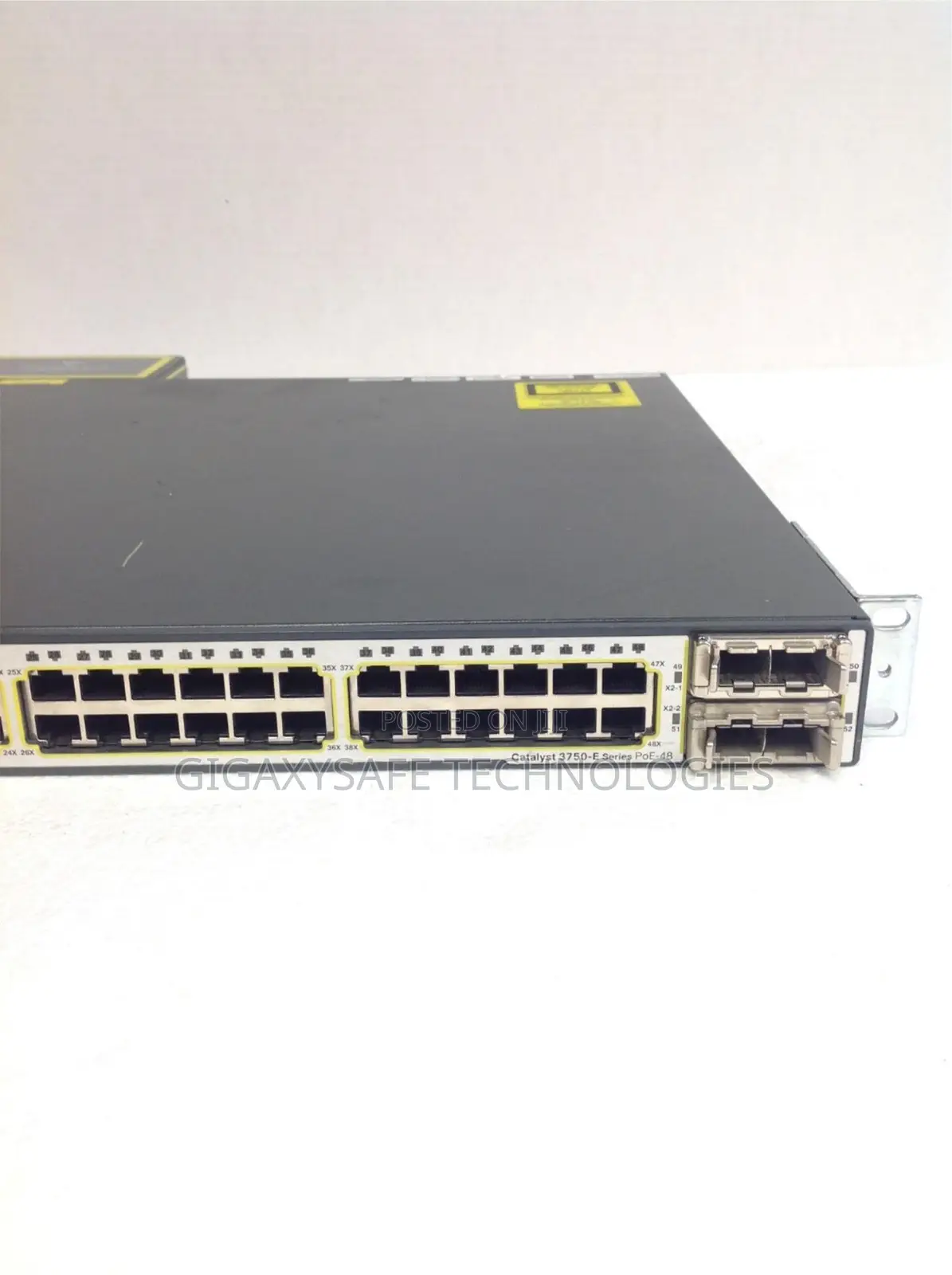 Cisco Ws-C3750e-48pd-Sf 48 Port Poe Gigabit 10g Ethernet