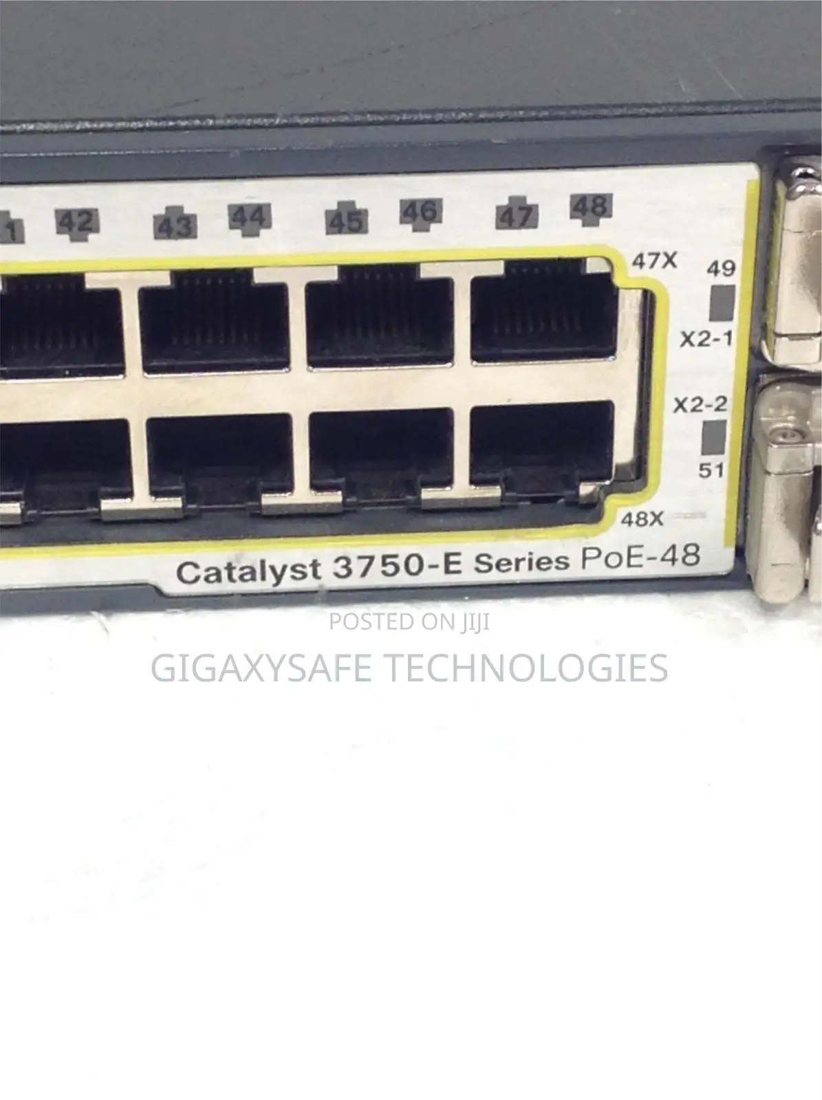 Cisco Ws-C3750e-48pd-Sf 48 Port Poe Gigabit 10g Ethernet