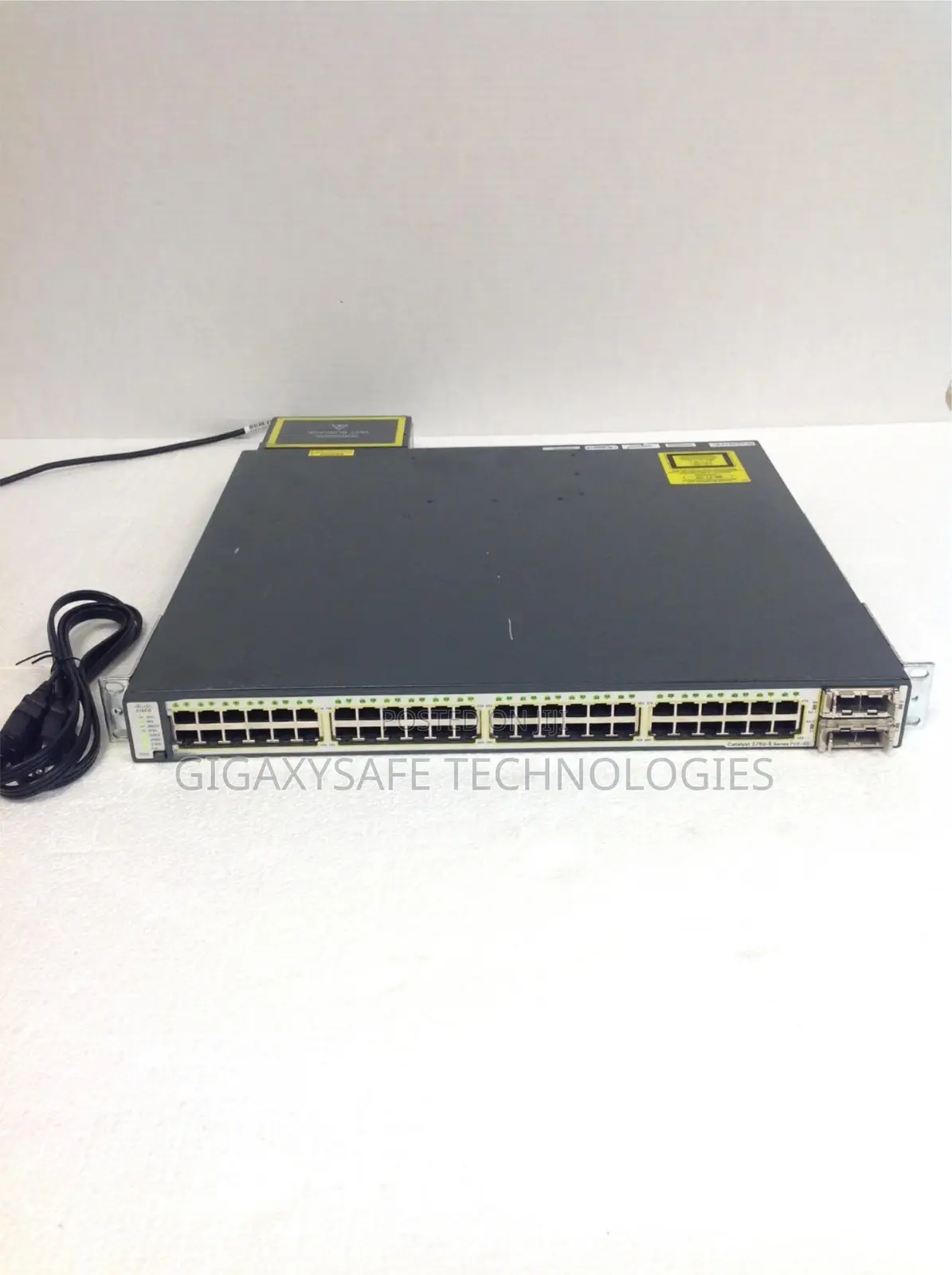 Cisco Ws-C3750e-48pd-Sf 48 Port Poe Gigabit 10g Ethernet