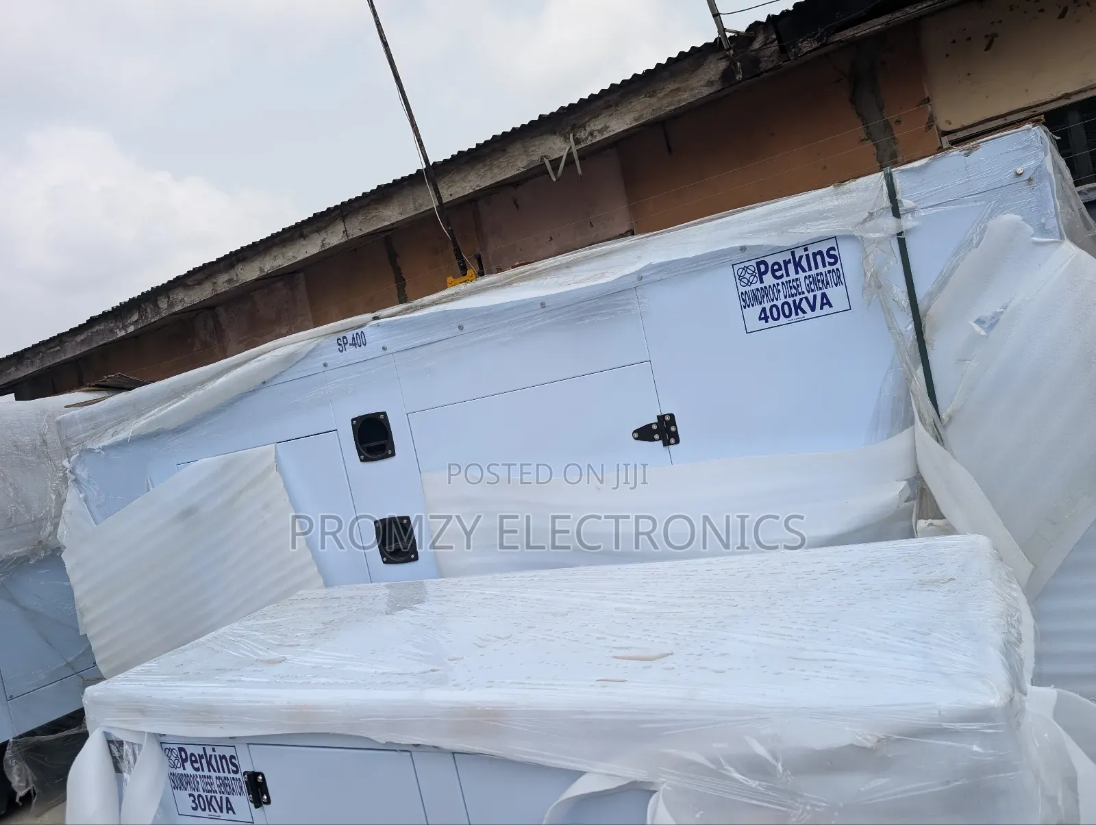 Sp400kva Brand New Perkins Diesel Soundproof Generator 2years Wty