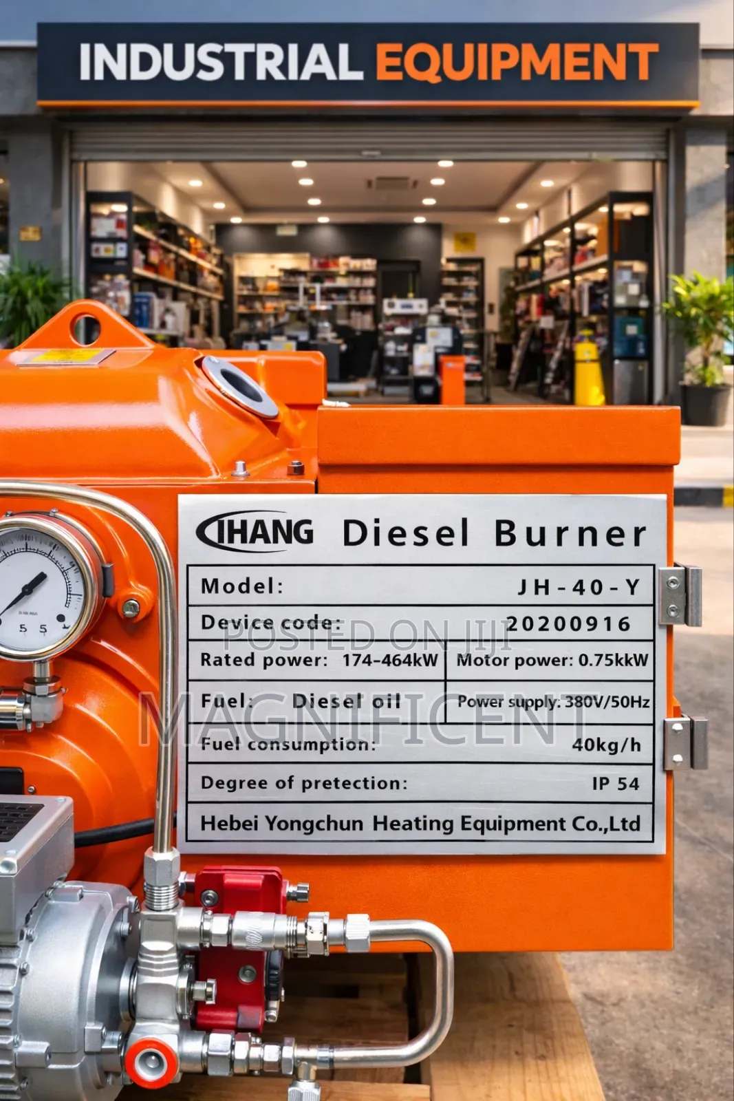 Ihang Jh-40-Y Industrial Diesel Burner – High Power Heating Equipment