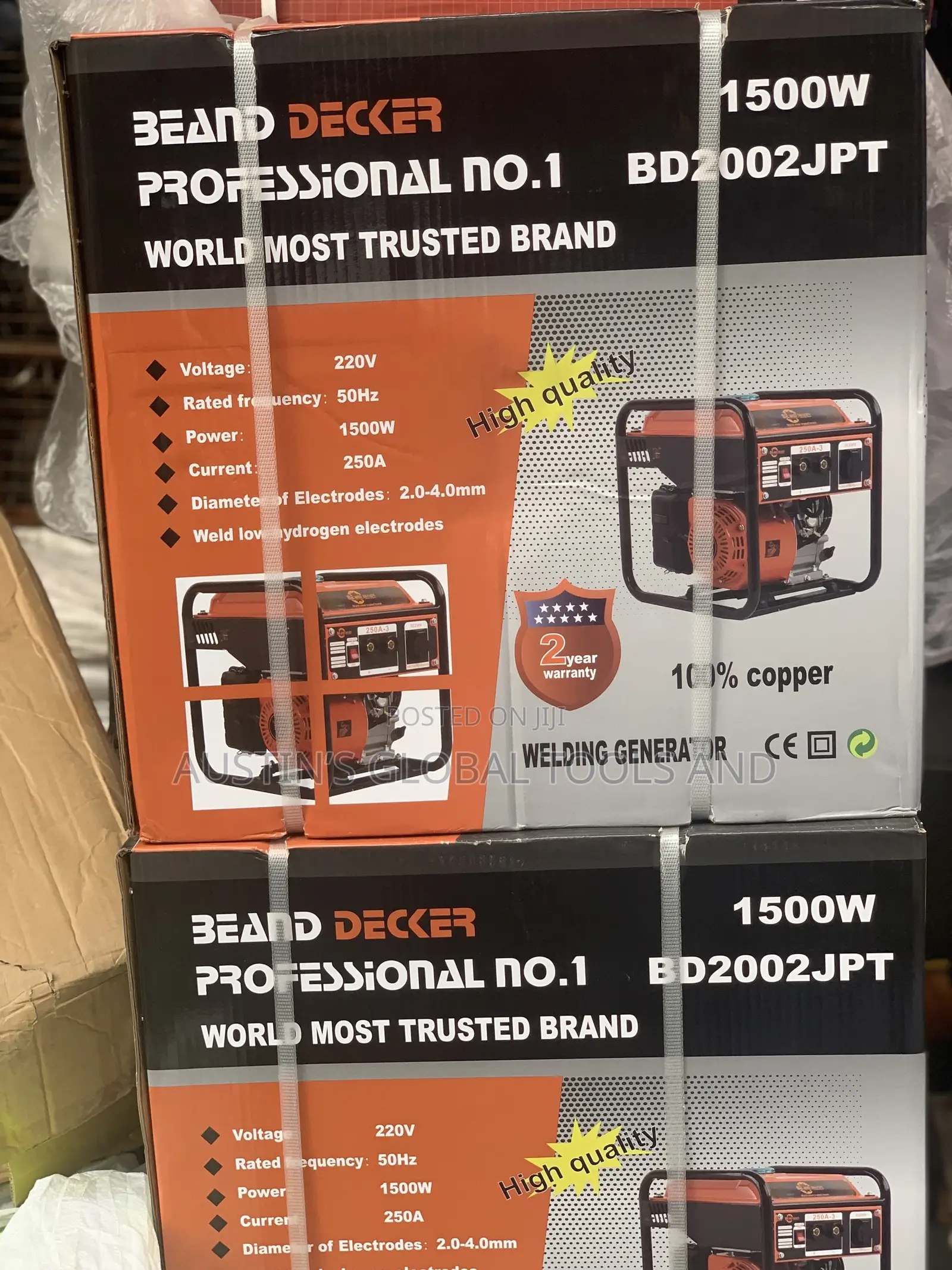 Beand and Decker Welding Amps 250amps