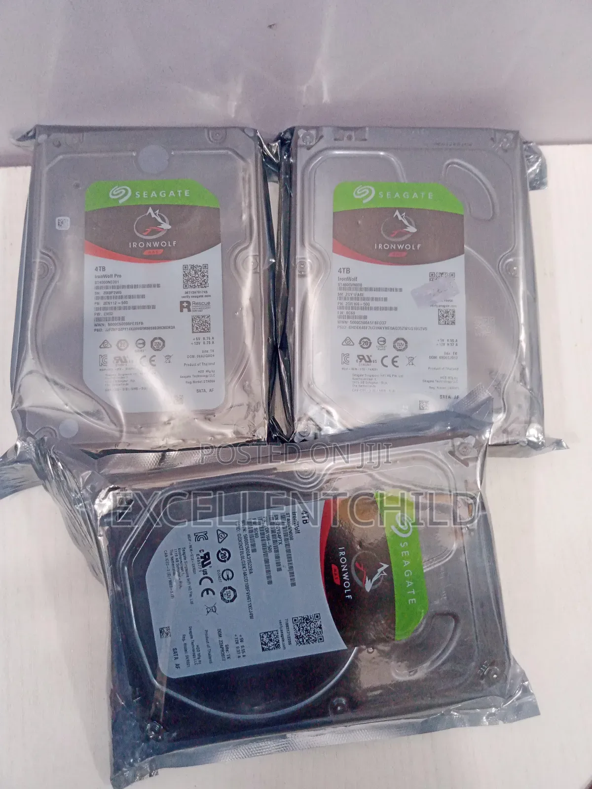 4tb Seagate Ironwolf Sata HDD Desktop
