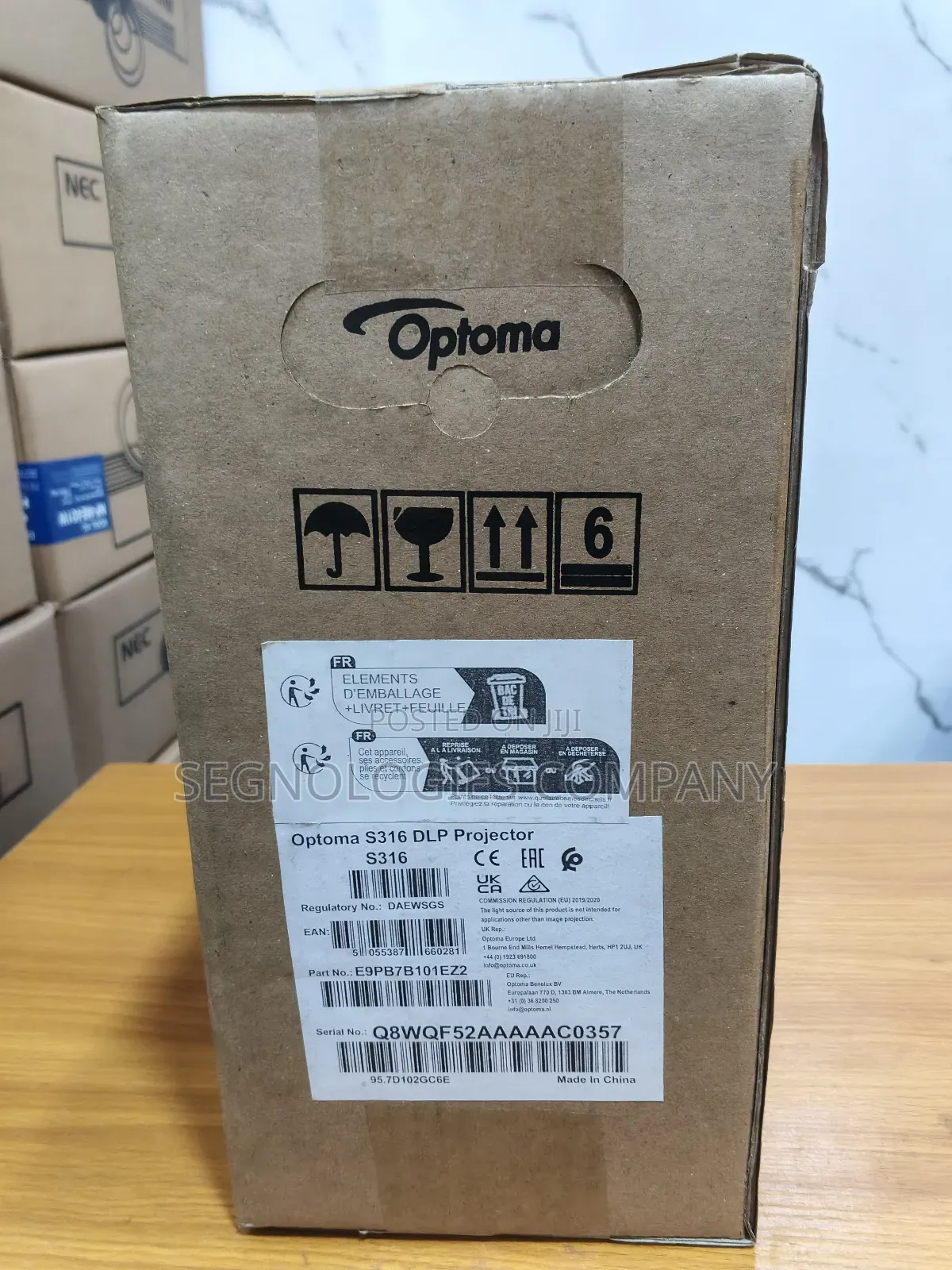 Optoma S316 3200 Lumens Multimedia Dlp Projector