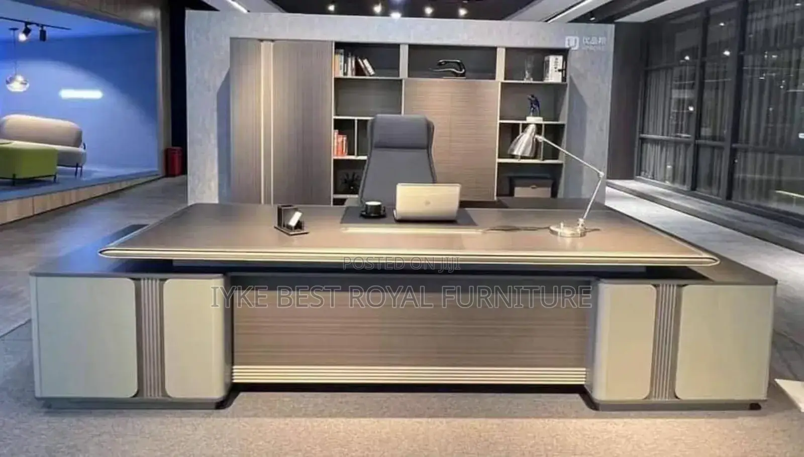 High Classic Office Executive Table With Extension