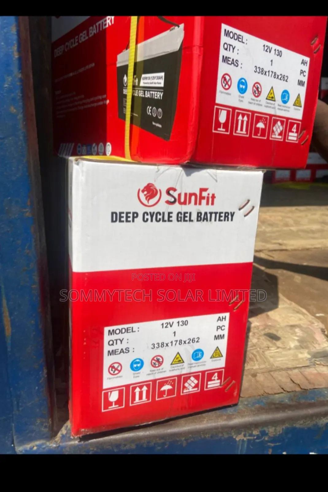 130ah Sunfit Gel Battery