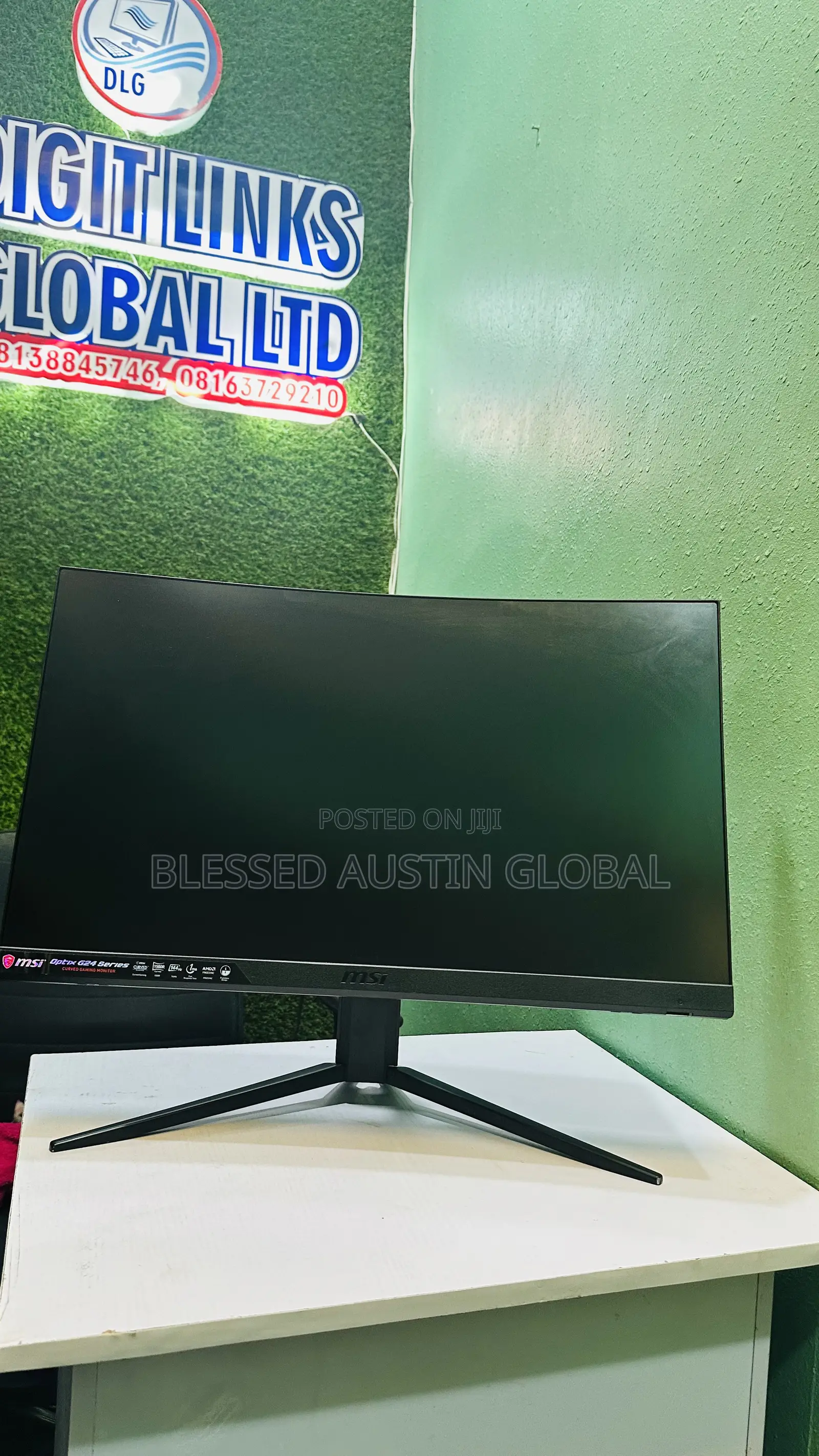 24 Inches Msi Curved Frameless Monitor