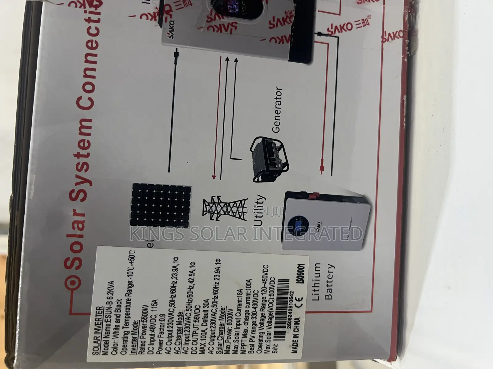 6.2kvasako Hybrid Inverter