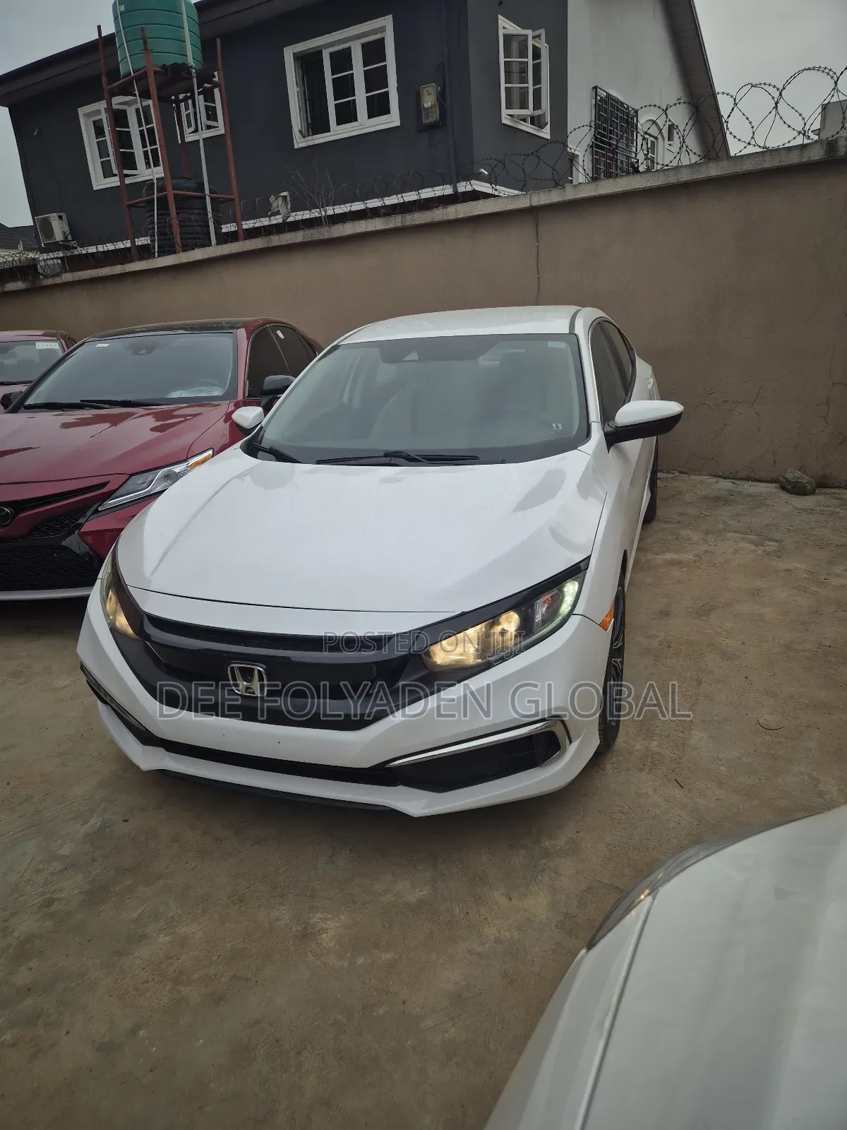 Honda Civic LX Hatchback 2019 White