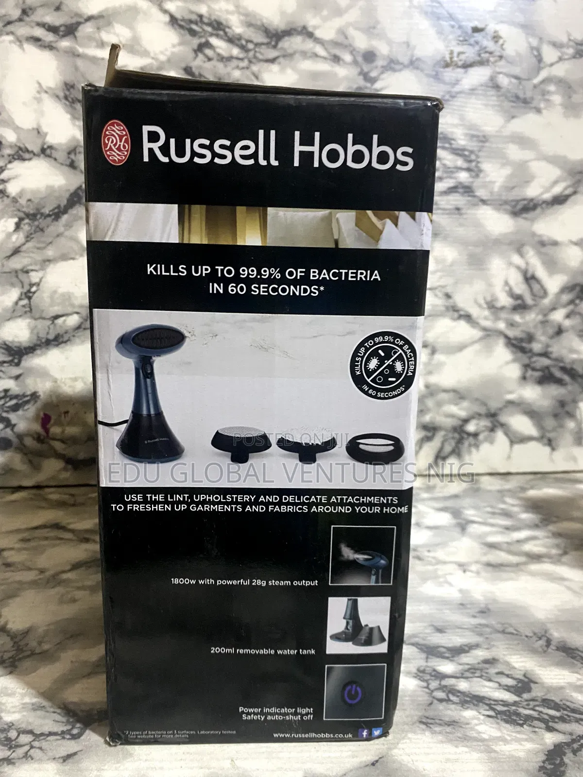 Russell Hobbs Steam Genie Handheld Garment Steamer.