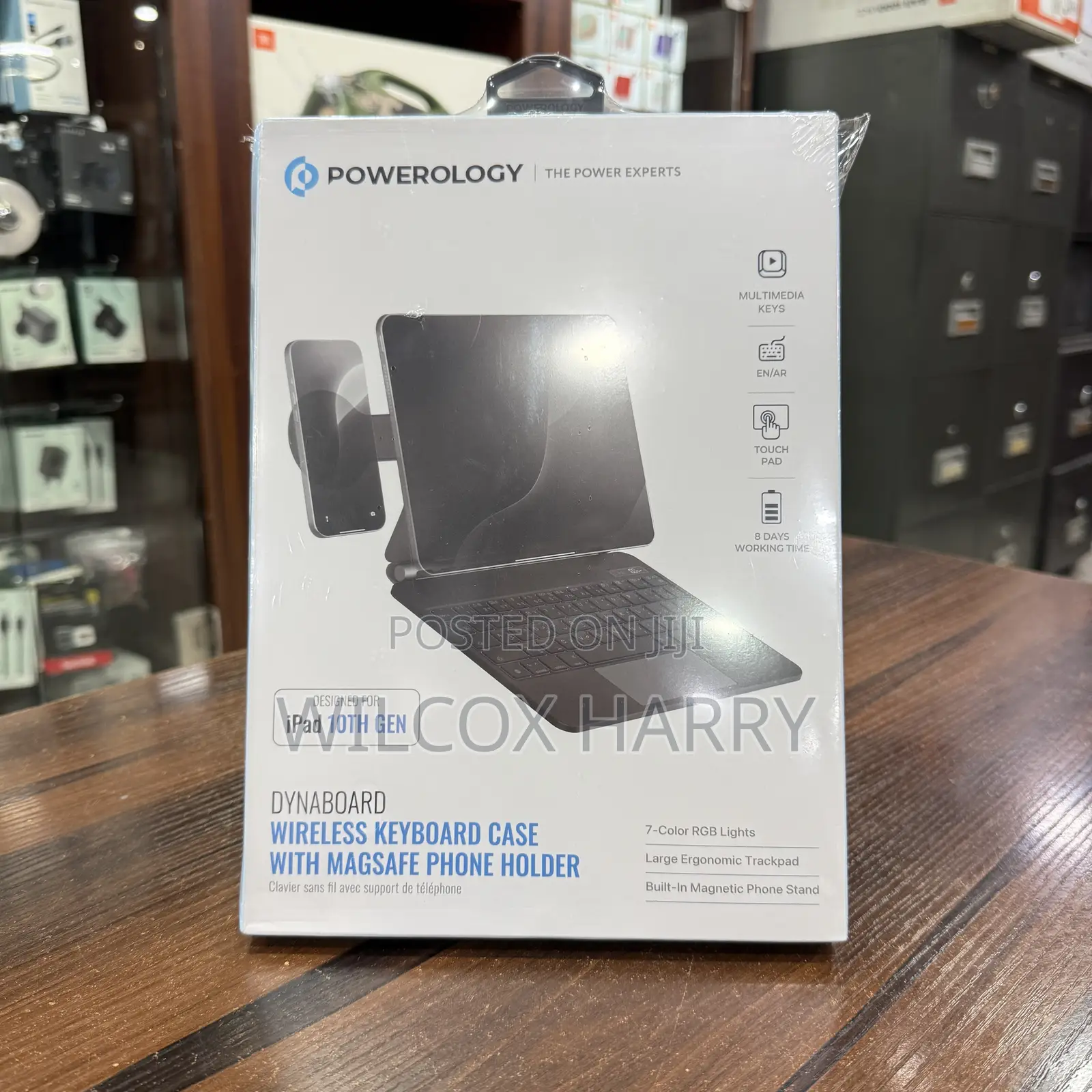 Powerology Wireless Magic Keyboard for iPad 11th Gen 10th Gen