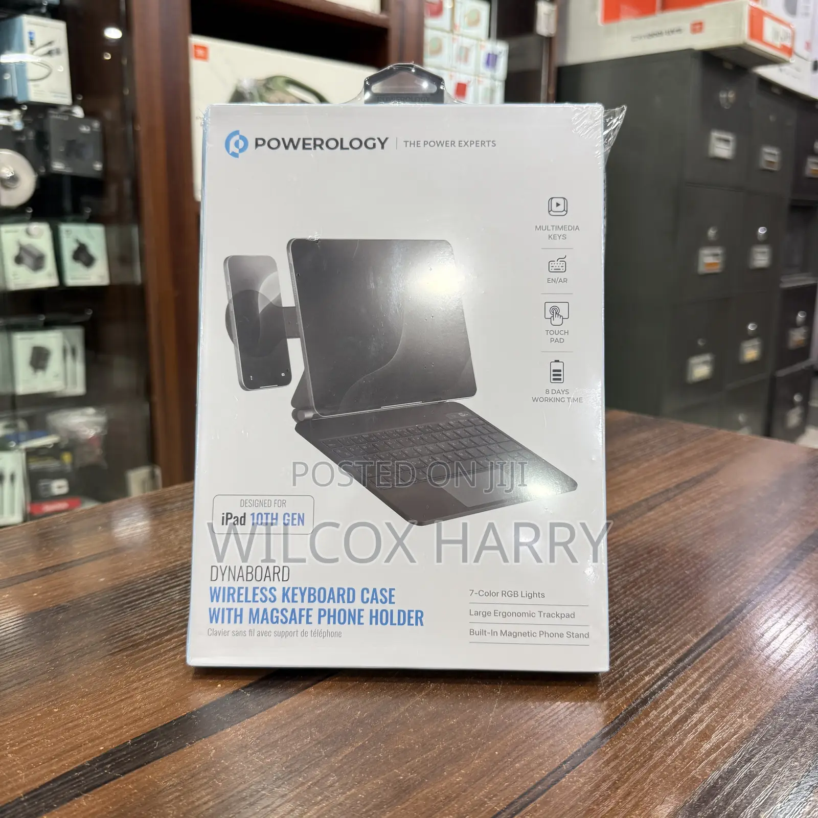 Powerology Wireless Magic Keyboard for iPad 11th Gen 10th Gen