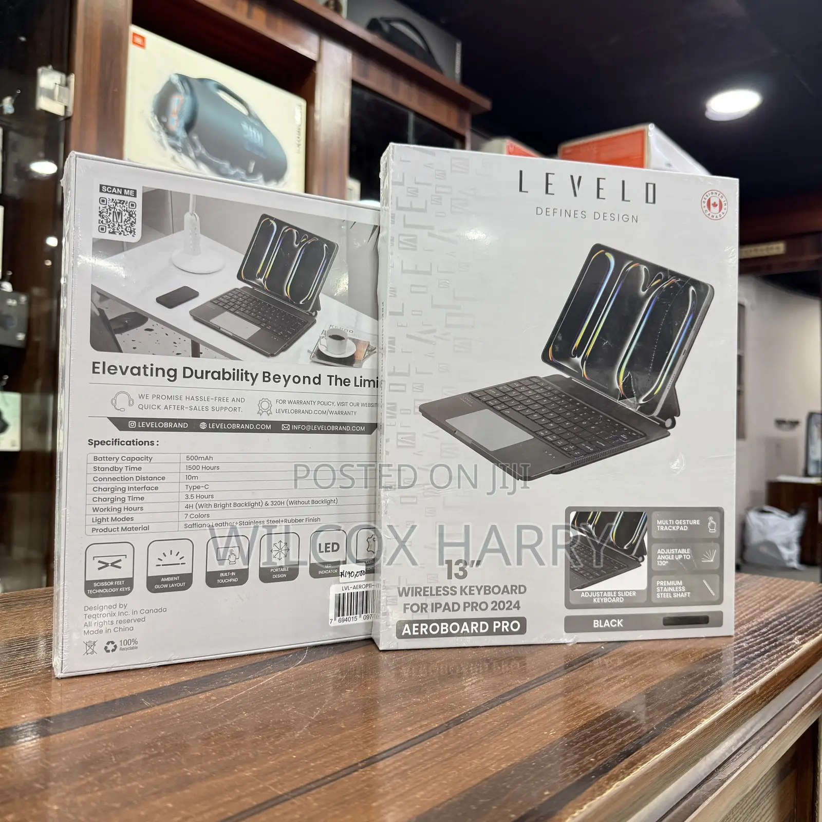 Levelo Wireless Keyboard for iPad Pro 11inch 13inch