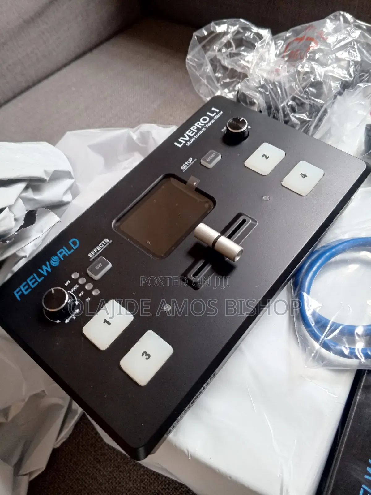 New L1 Feelworld Digital Video Switcher Mixer