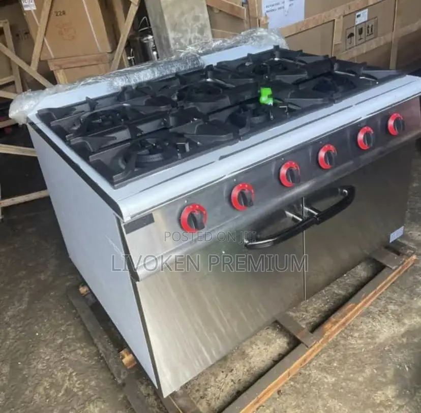 6 Burner Cooker With Oven