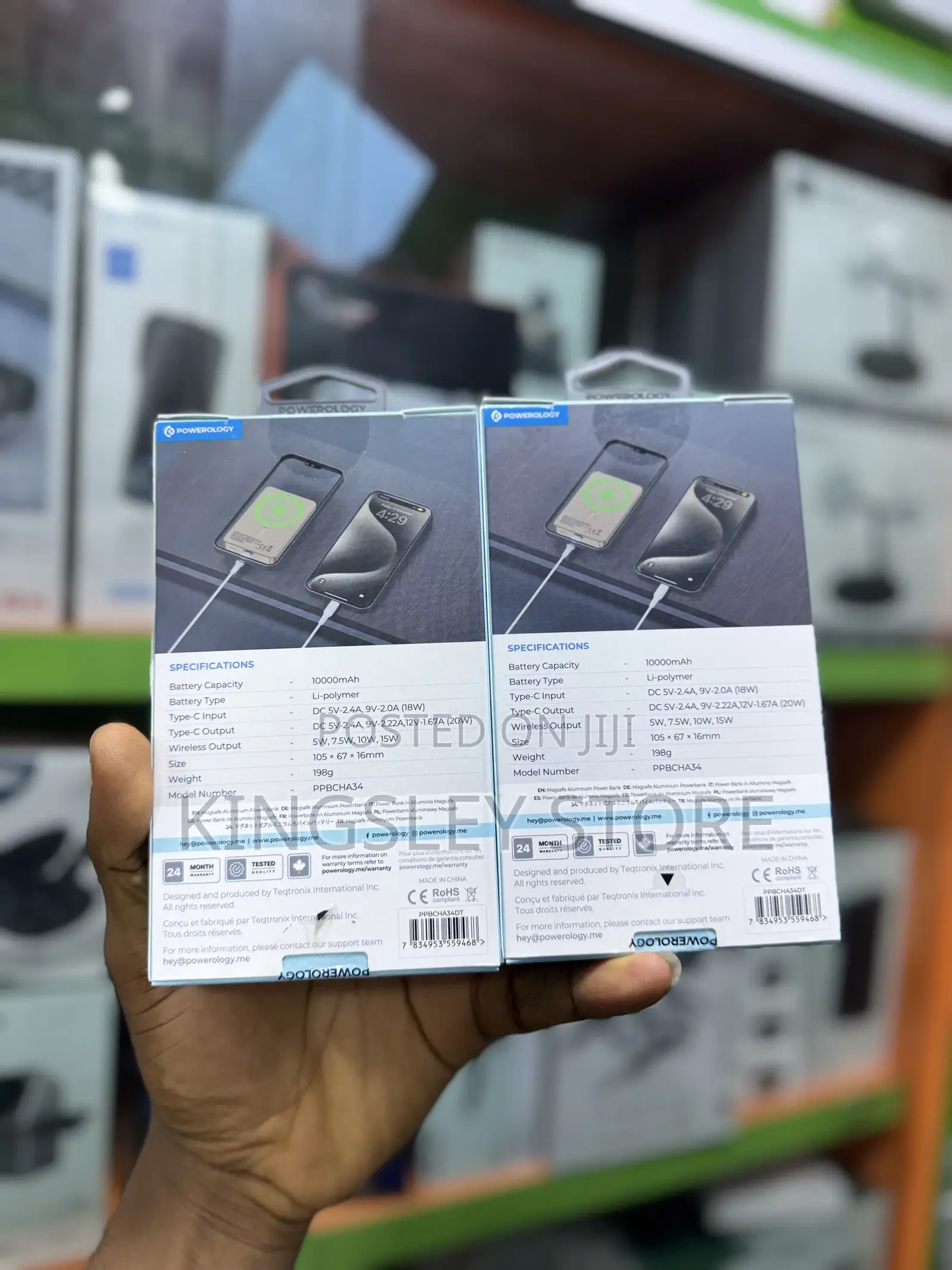 Powerology 10000 Mah 20w Pd & 15w Magsafe Powerbank