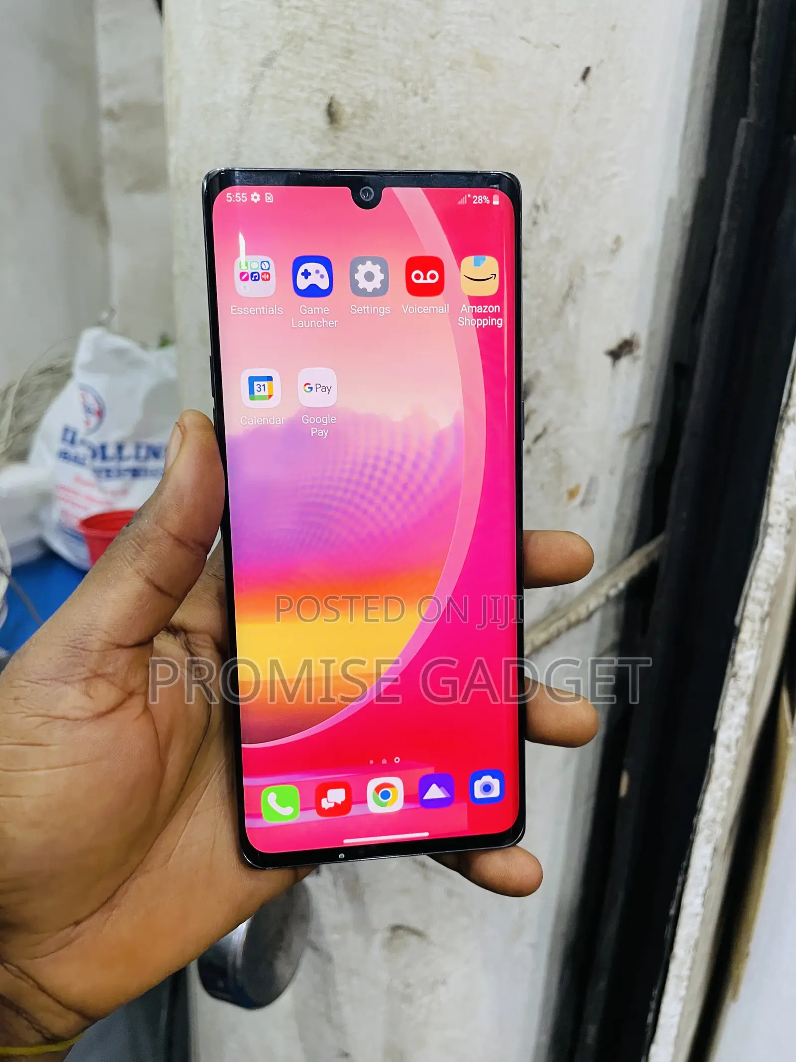 LG Velvet 128 GB Black