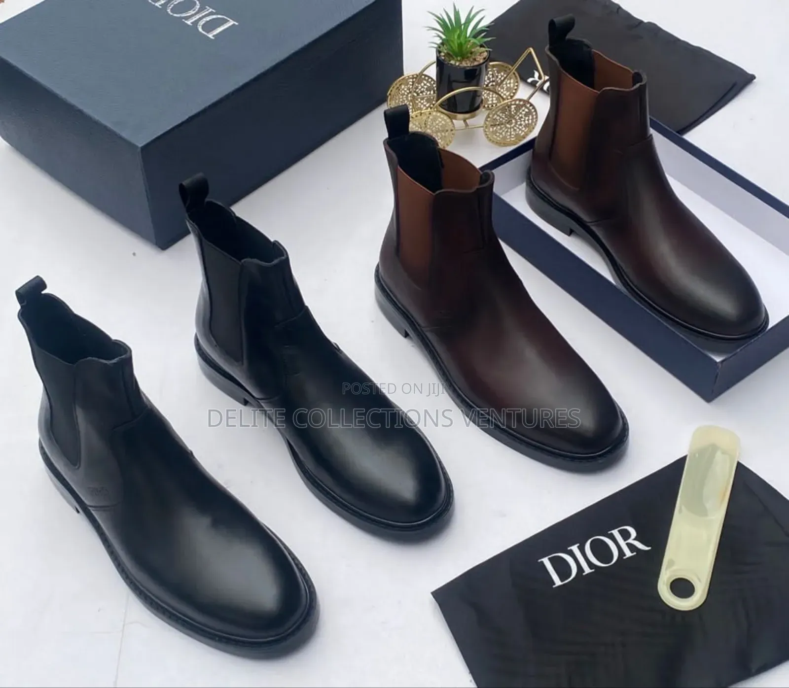 Dior Embassy Chelsea Boot Pure Leather Shoe
