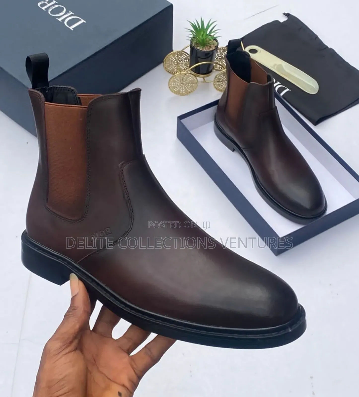 Dior Embassy Chelsea Boot Pure Leather Shoe