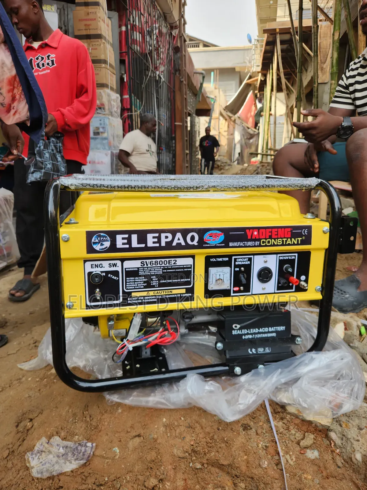 Elepaq Constant Generator Set With Copper Coil Key Start