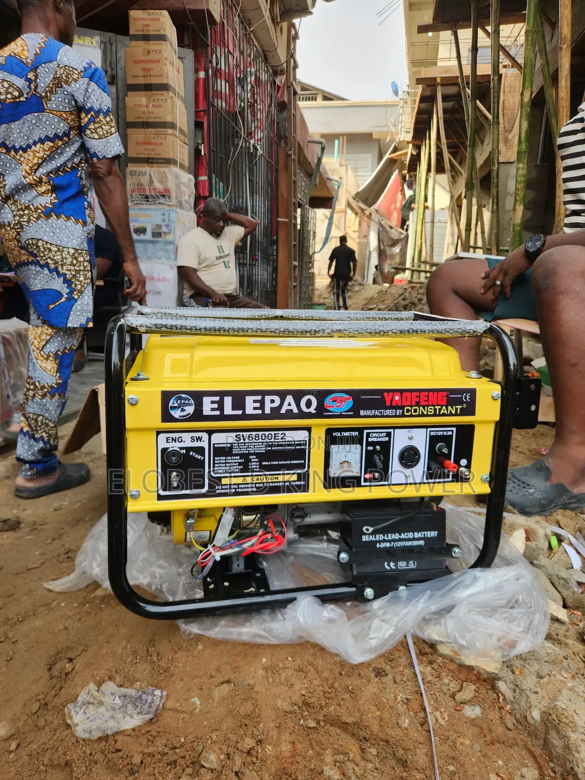 4.5kva Elepaq Constant Generator With Key Start 100% Pure Copper Coil