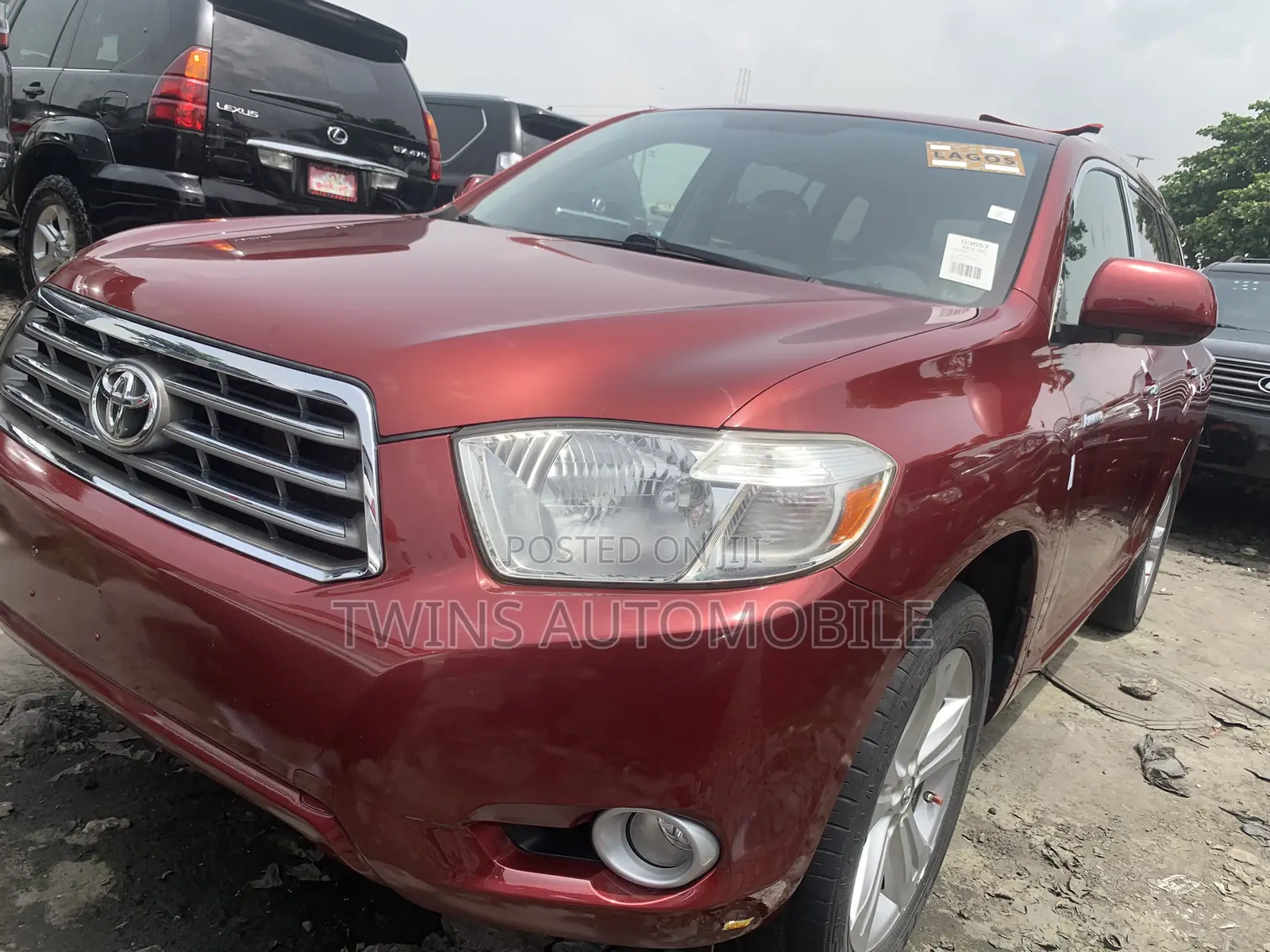 Toyota Highlander Limited 2010 Burgundy