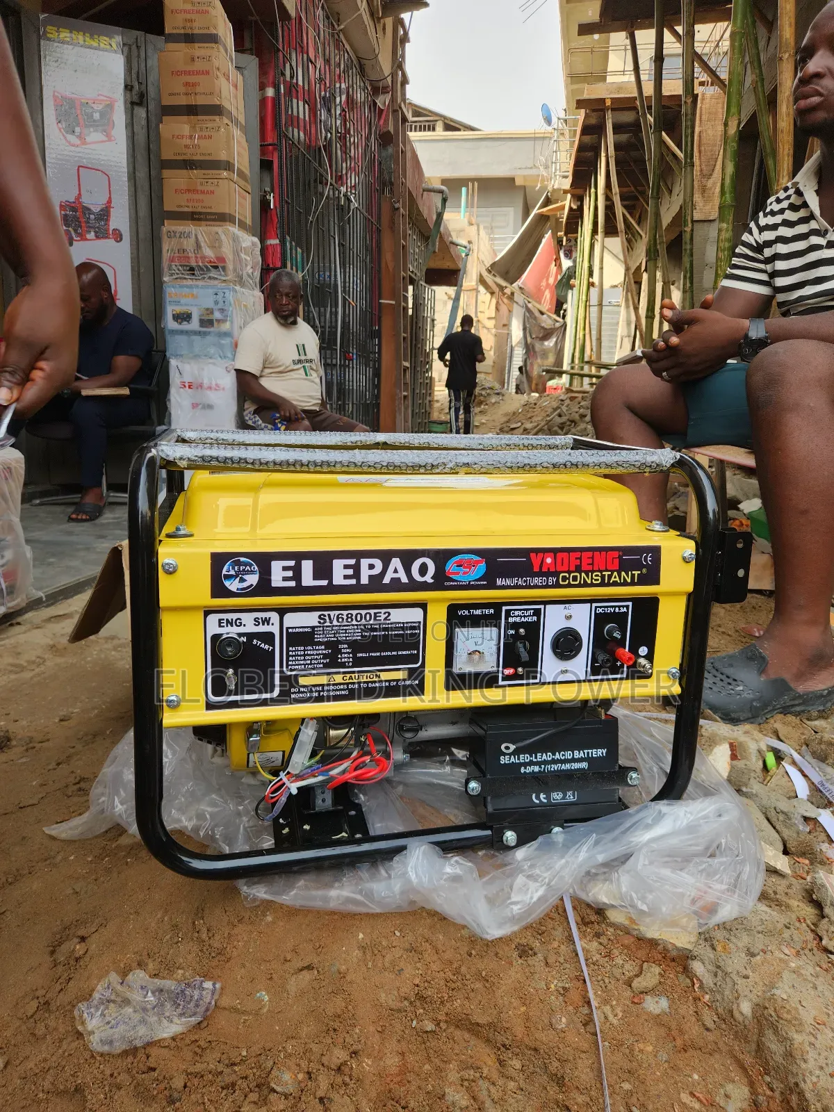 4.5kva Elepaq Constant Generator With Key Start And 100% Pure Copper