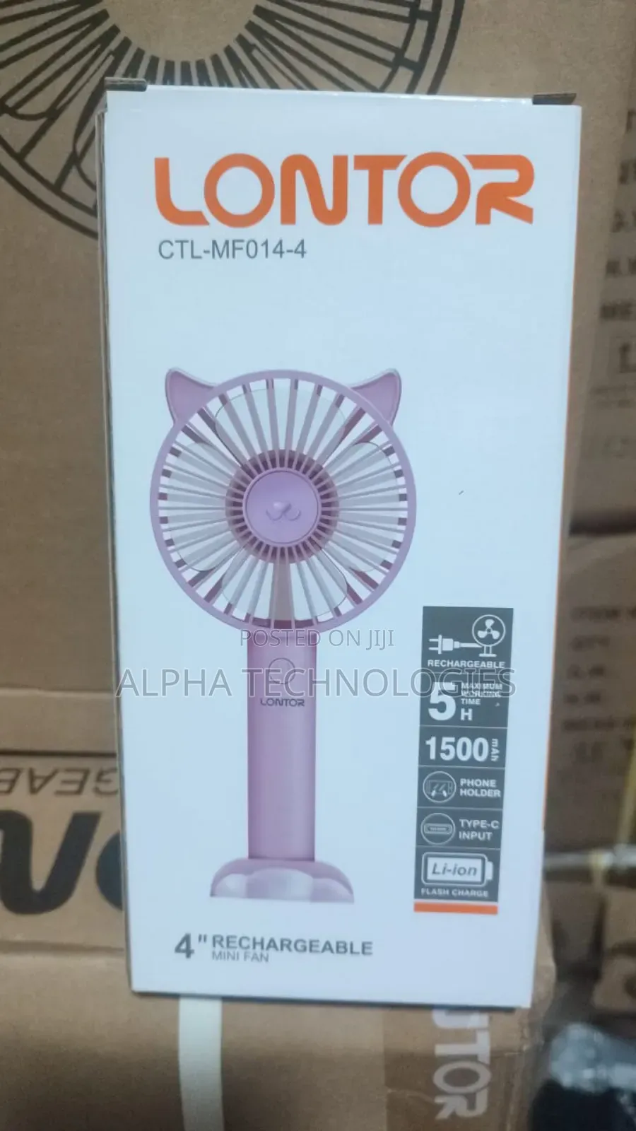 Mini Rechargeable Portable Lontor Hand Fan