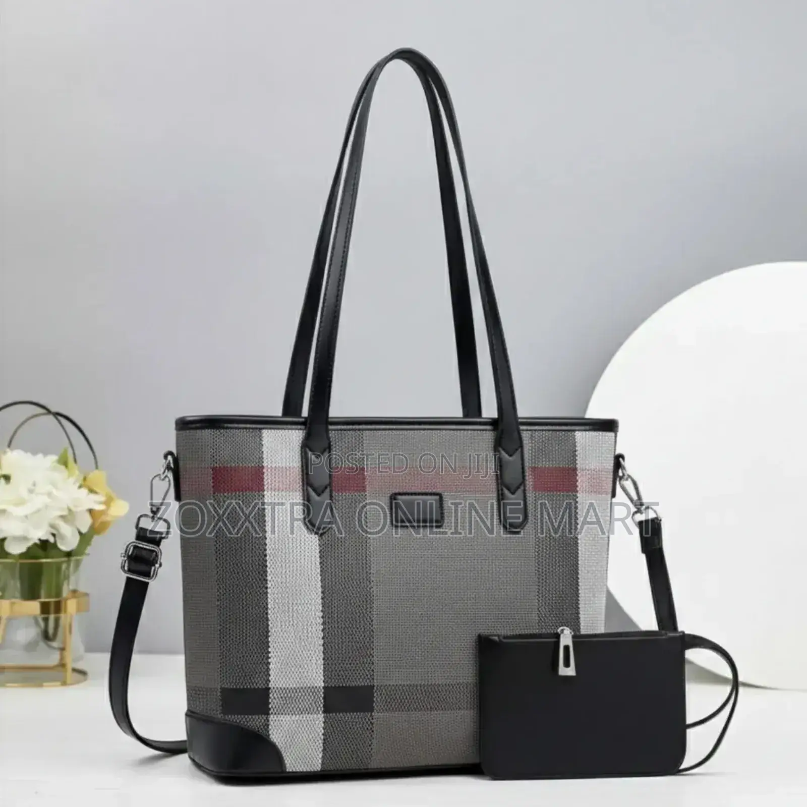 Checkered Tote