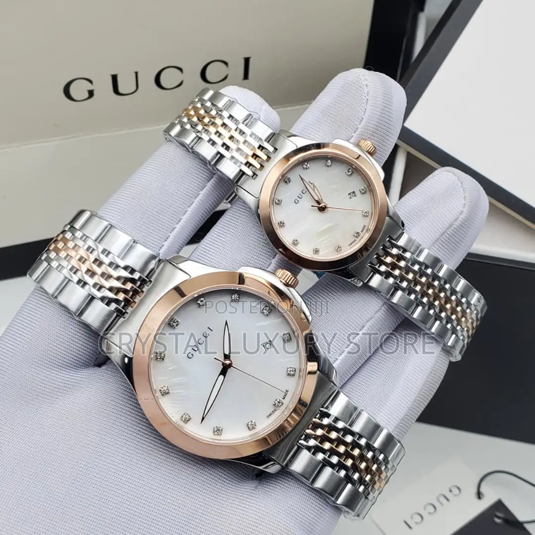 Gucci Quality Luxury Couples Set Wristwatch