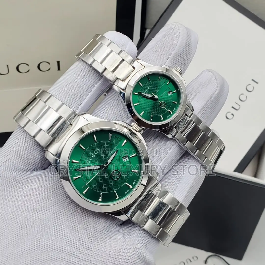 Gucci Quality Luxury Couples Set Wristwatch