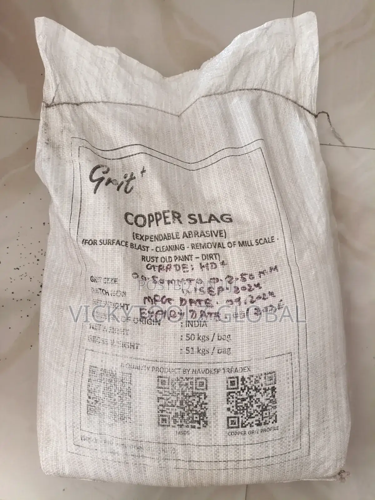 Copper Slag Grit (Expandable Abrasive) 50kg