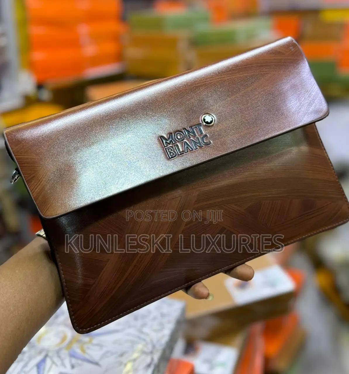 Original Mont Blanc Designer Purse Collection For Men