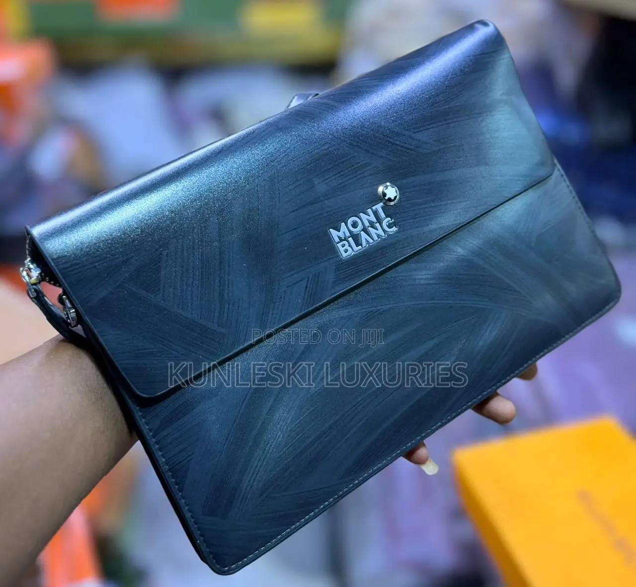 Original Mont Blanc Designer Purse Collection For Men