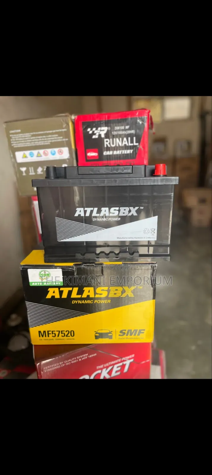 Atlas 75ah Original Korea Battery